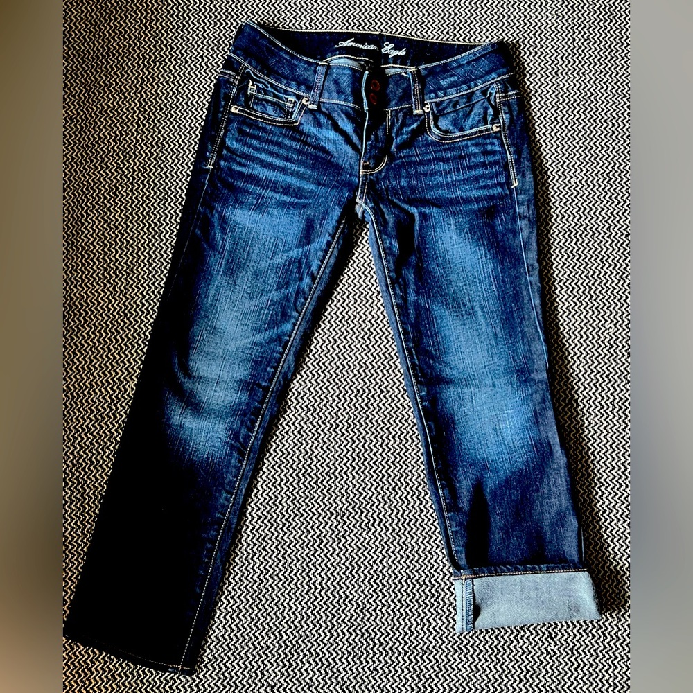American Eagle Stretch Artist Crop size 2 jeans